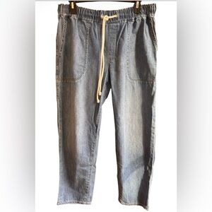 J. Crew denim drawstring pants Sz 30